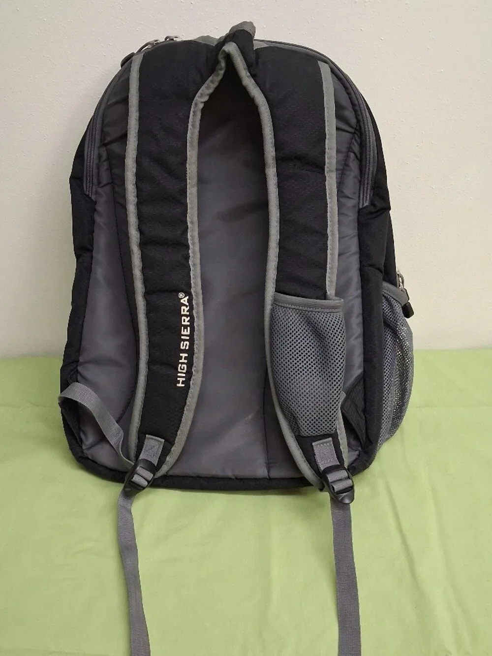 High Sierra Extra Large Tech Travel Backpack Black Grey